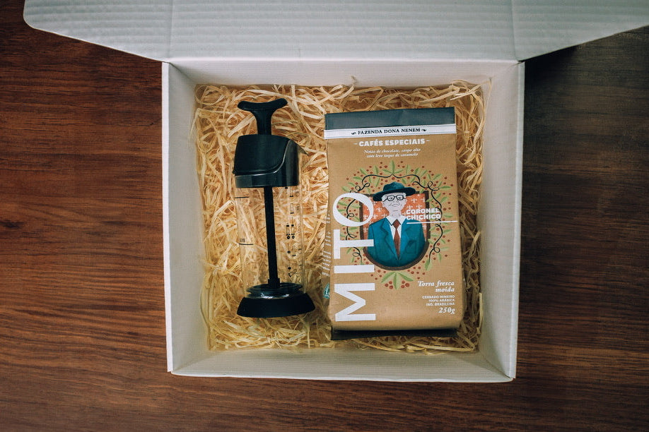 Kit Esmpumador e Café