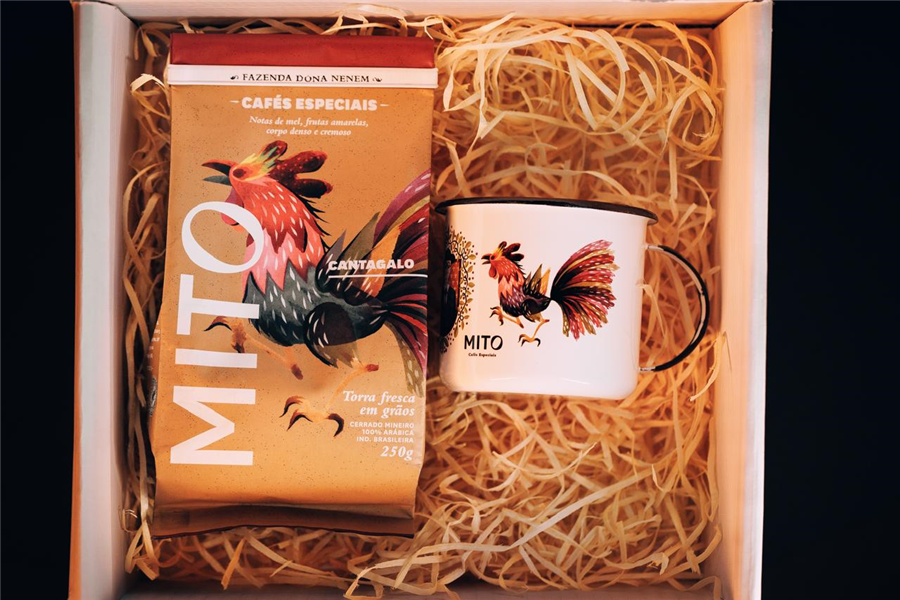 KIT CANECA ILUSTRADA MITOS & CAFÉ